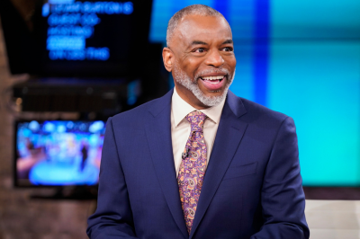 A headshot of actor LeVar Burton